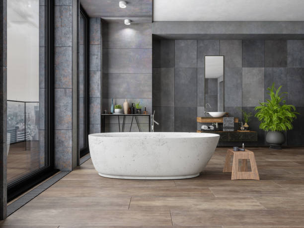 Dark bathroom Flooring | America's Flooring Store