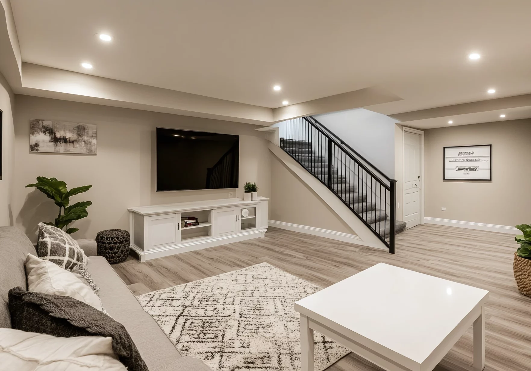 America's Flooring Store basement reno