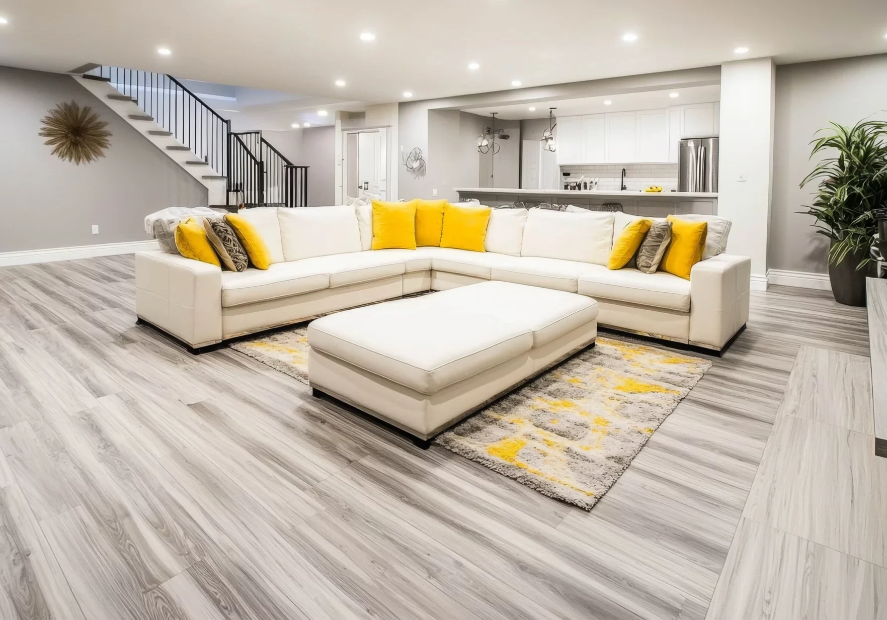 America's Flooring Store basement reno