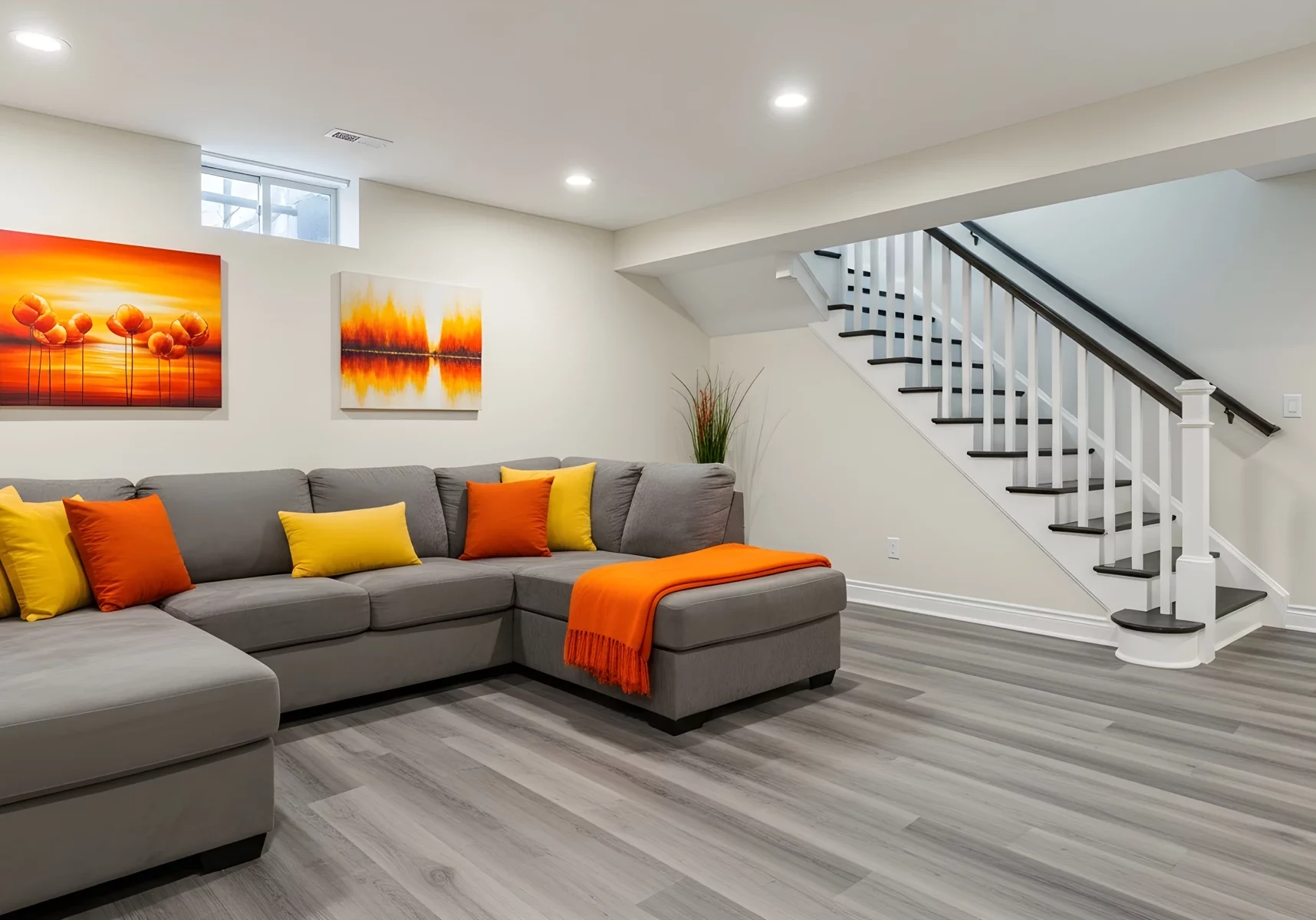 America's Flooring Store basement reno